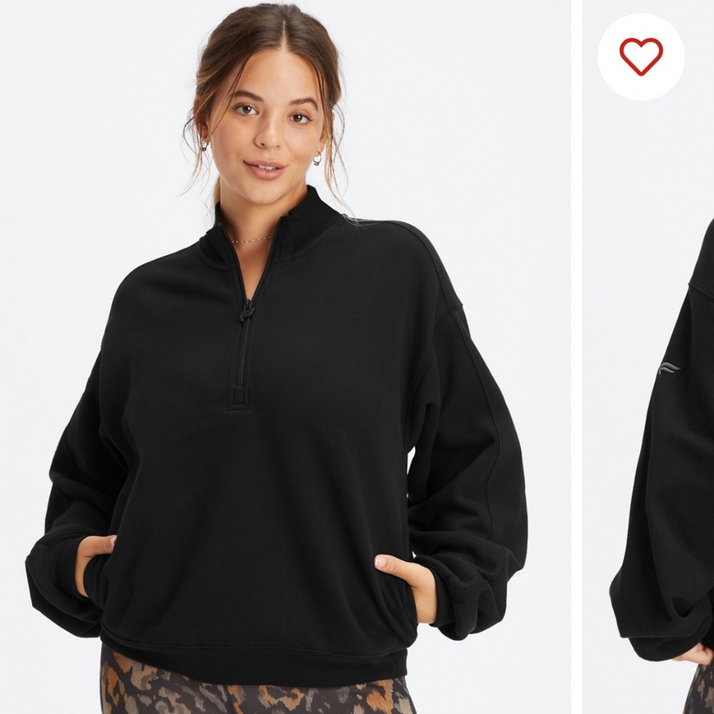 Fabletics Fleece 1/2 Zip Sweatshirt